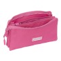 Trousse Fourre-Tout Triple Munich Basic Fuchsia 22 x 12 x 3 cm: Plus de 300.000 produits de grandes marques en vente directe à p