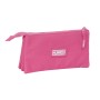 Trousse Fourre-Tout Triple Munich Basic Fuchsia 22 x 12 x 3 cm: Plus de 300.000 produits de grandes marques en vente directe à p