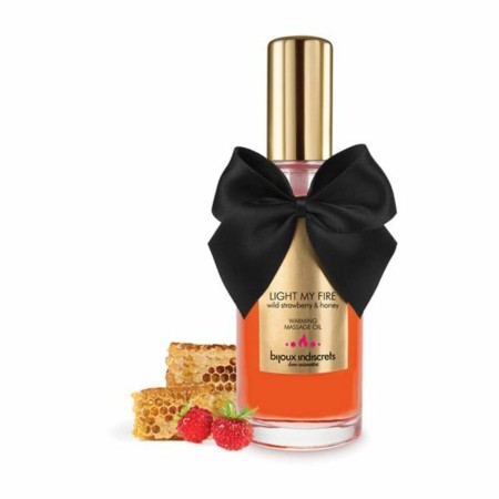 Huile de massage érotique Bijoux Cosmetiques Light My Fire 100 ml Fraise Effet chaleur: Plus de 300.000 produits de grandes marq