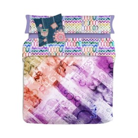 Parure de couette Lois JASON P. Mauve Lit 1 persone 150 x 230 cm 3 Pièces: Plus de 300.000 produits de grandes marques en vente 