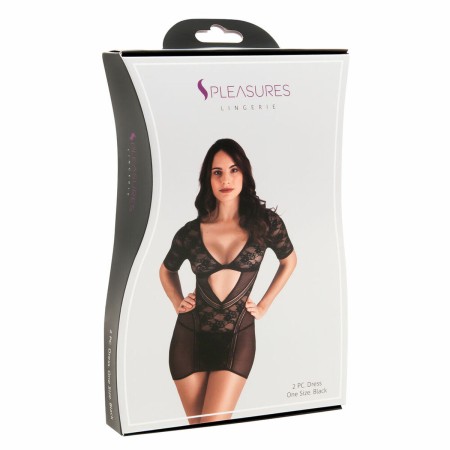 Robe S Pleasures Noir (Taille unique): Plus de 300.000 produits de grandes marques en vente directe à prix usine sur cadeaufou.c