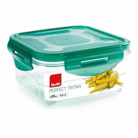 Boîte à lunch hermétique Ibili 790408 Verre 800 ml 15,5 x 15,5 x 7 cm Vert: Plus de 300.000 produits de grandes marques en vente