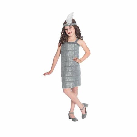 Déguisement pour Enfants Silver Flapper 10-12 Ans Argenté (2 Pièces): Plus de 300.000 produits de grandes marques en vente direc
