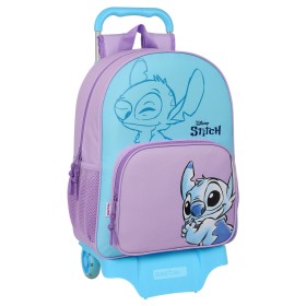 Cartable à roulettes Stitch Sweet Bleu Lila 33 x 42 x 14 cm: Plus de 300.000 produits de grandes marques en vente directe à prix