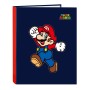 Reliure à anneaux Super Mario World Blue marine A4 26.5 x 33 x 4 cm: Plus de 300.000 produits de grandes marques en vente direct