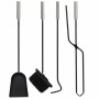 Acessoires de cheminée Alexandra House Living Noir Fer 16 x 50 x 16 cm: Plus de 300.000 produits de grandes marques en vente dir