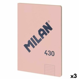 Carnet Milan 430 Rose A4 48 Volets 21 x 29,7 cm (3 Unités): Plus de 300.000 produits de grandes marques en vente directe à prix 