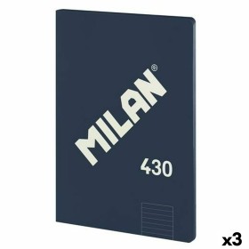 Carnet Milan 430 Bleu A4 48 Volets 21 x 29,7 cm (3 Unités): Plus de 300.000 produits de grandes marques en vente directe à prix 