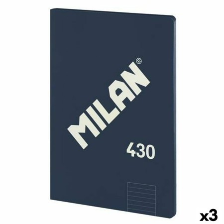 Carnet Milan 430 Bleu A4 48 Volets 21 x 29,7 cm (3 Unités): Plus de 300.000 produits de grandes marques en vente directe à prix 