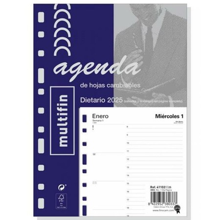 Recharge pour agenda Finocam MULTIFIN 3002 2025 15,5 x 21,5 cm: Plus de 300.000 produits de grandes marques en vente directe à p