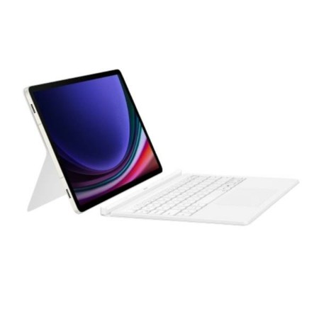 Housse pour Tablette et Clavier Samsung EF-DX725BWEGES Blanc Espagnol Qwerty: Plus de 300.000 produits de grandes marques en ven