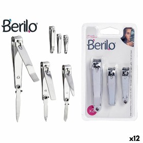 Ciseaux à ongles Berilo 1703239 Argenté Métal (12 Unités): Plus de 300.000 produits de grandes marques en vente directe à prix u