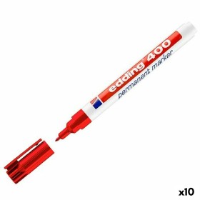 Marqueur permanent Edding 400-02 Rouge (10 Unités): Plus de 300.000 produits de grandes marques en vente directe à prix usine su