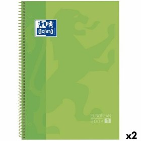 Cahier à Spirale Oxford Classic Europeanbook 1 Write&Erase Vert A4+ 80 Volets 5 Pièces (2 Unités): Plus de 300.000 produits de g