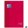 Cahier à Spirale Oxford Classic Europeanbook 1 Rouge A4+ 80 Volets 5 Pièces (2 Unités): Plus de 300.000 produits de grandes marq
