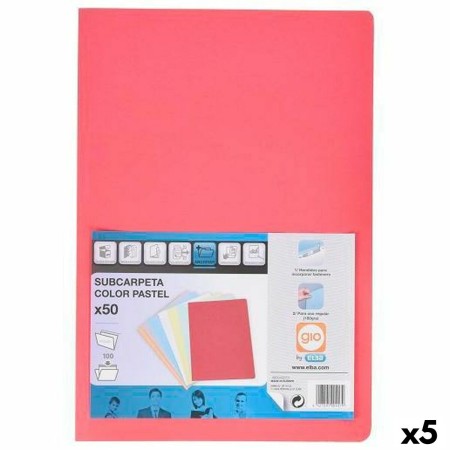 Sous-dossier Elba Rouge A4 50 Pièces (5 Unités): Plus de 300.000 produits de grandes marques en vente directe à prix usine sur c