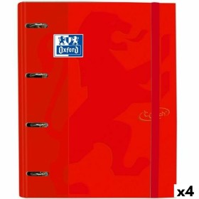Reliure à anneaux Oxford Touch Europeanbinder Cramoisi A4+ (4 Unités): Plus de 300.000 produits de grandes marques en vente dire