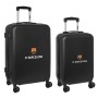 Jeu de valises F.C. Barcelona + mediano 24 Trolley Noir 40 x 63 x 26 cm (2 Pièces): Plus de 300.000 produits de grandes marques 