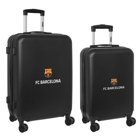 Jeu de valises F.C. Barcelona + mediano 24 Trolley Noir 40 x 63 x 26 cm (2 Pièces): Plus de 300.000 produits de grandes marques 