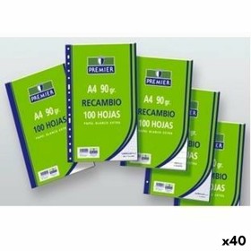 Bloc de Notes Blanc 100 Volets (40 Unités): Plus de 300.000 produits de grandes marques en vente directe à prix usine sur cadeau