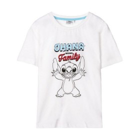 T shirt à manches courtes Stitch Blanc: Plus de 300.000 produits de grandes marques en vente directe à prix usine sur cadeaufou.