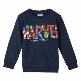 Sweat-shirt Enfant Marvel Bleu foncé: Plus de 300.000 produits de grandes marques en vente directe à prix usine sur cadeaufou.co