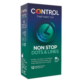 Préservatifs Non Stop Dots & Lines Control (12 uds): Plus de 300.000 produits de grandes marques en vente directe à prix usine s