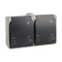 Socle de prise Solera Avec couvercle Double Gris 16 A Surface: Plus de 300.000 produits de grandes marques en vente directe à pr