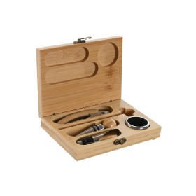 Set d'Accessoires pour Vin Home ESPRIT Naturel Bambou 16 x 11 x 3 cm: Plus de 300.000 produits de grandes marques en vente direc