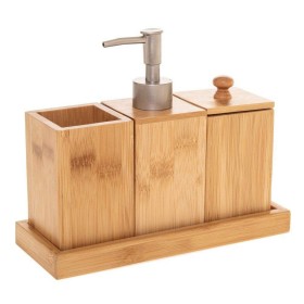 Ensemble de Bain 5five Simply Smart Natureo Naturel Bambou 22 x 8.8 x 18 cm: Plus de 300.000 produits de grandes marques en vent
