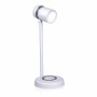 Lampe LED avec haut-parleur et chargeur sans fil Grundig Blanc 15 W 76 Lm Ø 12 x 34 cm Plastique 3-en-1: Plus de 300.000 produit
