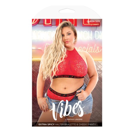 Ensemble de Lingerie Fantasy Lingerie Rouge (Queen size) (Queen): Plus de 300.000 produits de grandes marques en vente directe à