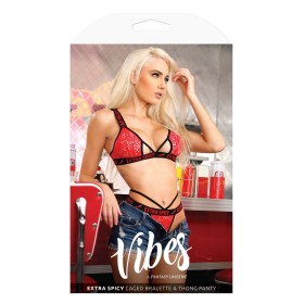 Ensemble de Lingerie Fantasy Lingerie Rouge (M/L): Plus de 300.000 produits de grandes marques en vente directe à prix usine sur