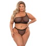 Ensemble de Lingerie Fantasy Lingerie Noir (Queen size): Plus de 300.000 produits de grandes marques en vente directe à prix usi