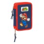 Plumier double Super Mario World Blue marine 12.5 x 19.5 x 4 cm 28 Pièces: Plus de 300.000 produits de grandes marques en vente 