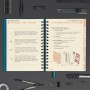 Agenda Finocam Tempus Bleu quarto 15,5 x 21,7 cm 2024-2025: Plus de 300.000 produits de grandes marques en vente directe à prix 