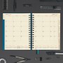 Agenda Finocam Tempus Bleu quarto 15,5 x 21,7 cm 2024-2025: Plus de 300.000 produits de grandes marques en vente directe à prix 