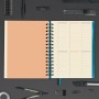 Agenda Finocam Tempus Bleu quarto 15,5 x 21,7 cm 2024-2025: Plus de 300.000 produits de grandes marques en vente directe à prix 