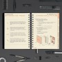 Agenda Finocam Tempus Noir quarto 15,5 x 21,7 cm 2024-2025: Plus de 300.000 produits de grandes marques en vente directe à prix 