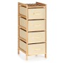 Caisson à Tiroirs Crème Bois Textile 34 x 84,5 x 36 cm (2 Unités): Plus de 300.000 produits de grandes marques en vente directe 