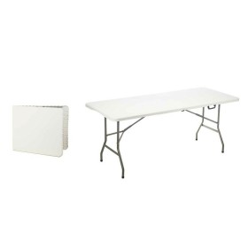 Table Piable Blanc Gris Polyéthylène 180 x 70 x 74 cm: Plus de 300.000 produits de grandes marques en vente directe à prix usine