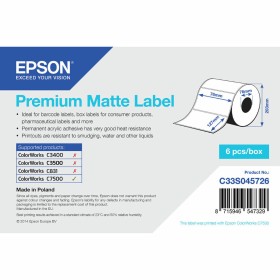 Etiquettes pour Imprimante Epson C33S045726 Blanc (1 Unités): Plus de 300.000 produits de grandes marques en vente directe à pri