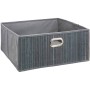 Panier 5five Simply Smart Gris 31 x 31 x 13.5 cm Bambou: Plus de 300.000 produits de grandes marques en vente directe à prix usi
