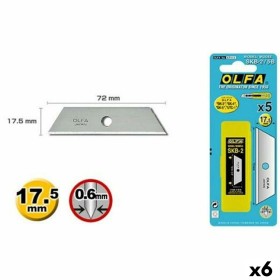 Lame de couteau Olfa 17,5 mm (5 Pièces) (6 Unités): Plus de 300.000 produits de grandes marques en vente directe à prix usine su
