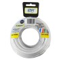 Câble Coaxial Antenne TV EDM 28124 Blanc 20 m 2 x 2,5 mm: Plus de 300.000 produits de grandes marques en vente directe à prix us