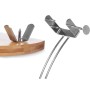 Jambonnier en Bois Kinvara JWHH-3014 Naturel Métal Bambou 47 x 16,5 x 36 cm: Plus de 300.000 produits de grandes marques en vent