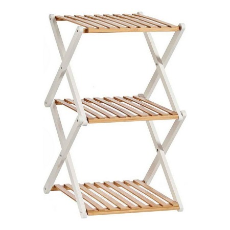 Étagère Marron Blanc Pliable Bois (32 x 65 x 39 cm): Plus de 300.000 produits de grandes marques en vente directe à prix usine s