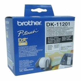 Etiquettes pour Imprimante Brother DK11201 29 x 90 mm Noir Blanc: Plus de 300.000 produits de grandes marques en vente directe à
