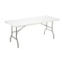 Table d'appoint Blanc Métal Polyéthylène 183 x 76 x 74 cm: Plus de 300.000 produits de grandes marques en vente directe à prix u