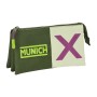 Trousse Fourre-Tout Triple Munich Bright khaki Vert 22 x 12 x 3 cm: Plus de 300.000 produits de grandes marques en vente directe